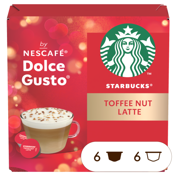 STARBUCKS® TOFFEE NUT LATTE 12 CAPSULES