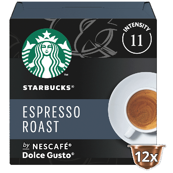 Boîte de 12 capsules STARBUCKS® ESPRESSO ROAST NESCAFÉ® Dolce Gusto®
