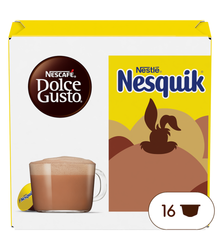 Boîte de 16 capsules NESQUIK® 16 CAPSULES NESCAFÉ® Dolce Gusto