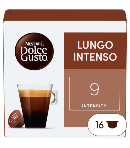 Boîte de 16 capsules LUNGO INTENSO 16 CAPSULES NESCAFÉ® Dolce Gusto