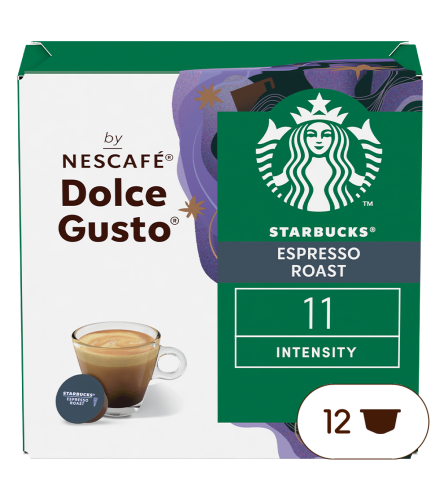Boîte de 12 capsules STARBUCKS® ESPRESSO ROAST 12 CAPSULES NESCAFÉ® Dolce Gusto