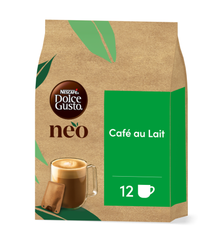Bo&icirc;te de capsules NEO Caf&eacute; au Lait 12 Sachets NESCAF&Eacute;&reg; Dolce Gusto