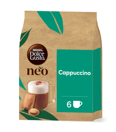 Bo&icirc;te de 12 capsules NEO Cappuccino 6 Dosettes 6 Sachets NESCAF&Eacute;&reg; Dolce Gusto