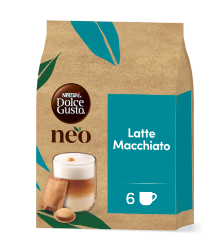 Bo&icirc;te de 12 capsules NEO Latte Macchiato 6 Dosettes 6 Sachets NESCAF&Eacute;&reg; Dolce Gusto