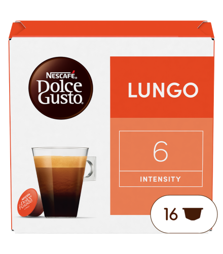 Boîte de 16 capsules CAFÉ LUNGO 16 CAPSULES NESCAFÉ® Dolce Gusto