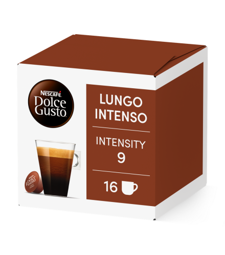 Bo&icirc;te de 16 capsules LUNGO INTENSO 16 CAPSULES NESCAF&Eacute;&reg; Dolce Gusto