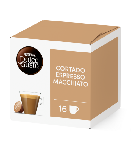 Bo&icirc;te de 16 capsules ESPRESSO MACCHIATO (CORTADO) 16 CAPSULES NESCAF&Eacute;&reg; Dolce Gusto