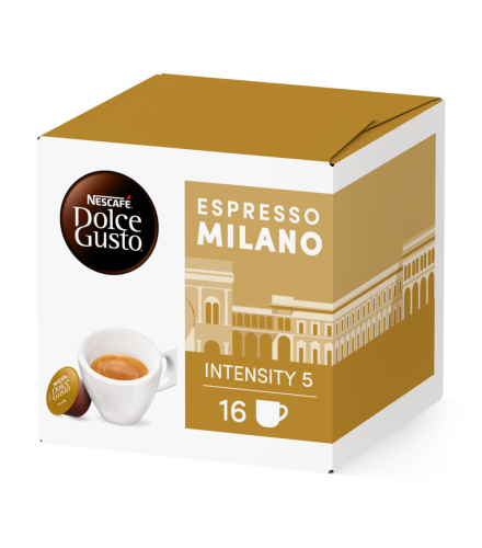 Bo&icirc;te de 16 capsules ESPRESSO MILANO 16 CAPSULES NESCAF&Eacute;&reg; Dolce Gusto