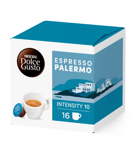 Bo&icirc;te de 16 capsules ESPRESSO PALERMO 16 CAPSULES NESCAF&Eacute;&reg; Dolce Gusto