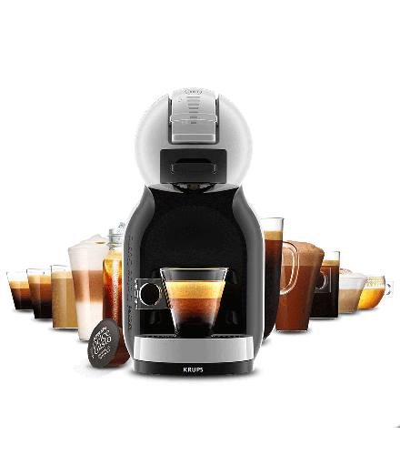 Machine à café MINI ME® AUTOMATIQUE ARTIC NOIRE / GRISE NESCAFÉ® Dolce Gusto® - Large gamme boissons
