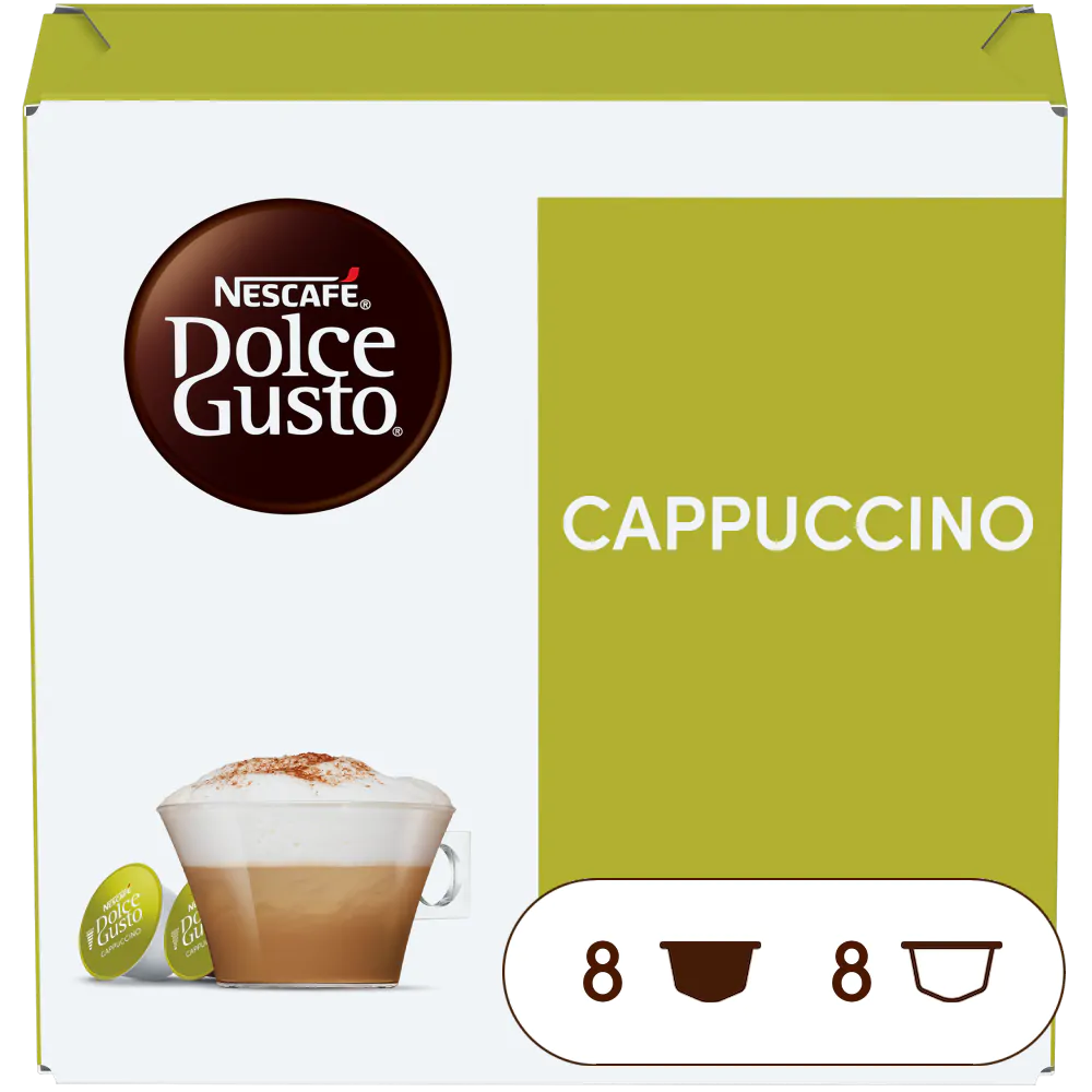 Cafe Cappuccino 16 Capsules NESCAFE Dolce Gusto