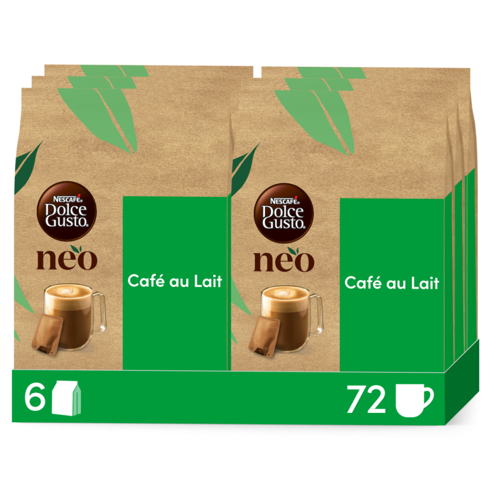 Pack NEO Café au Lait 72 capsules