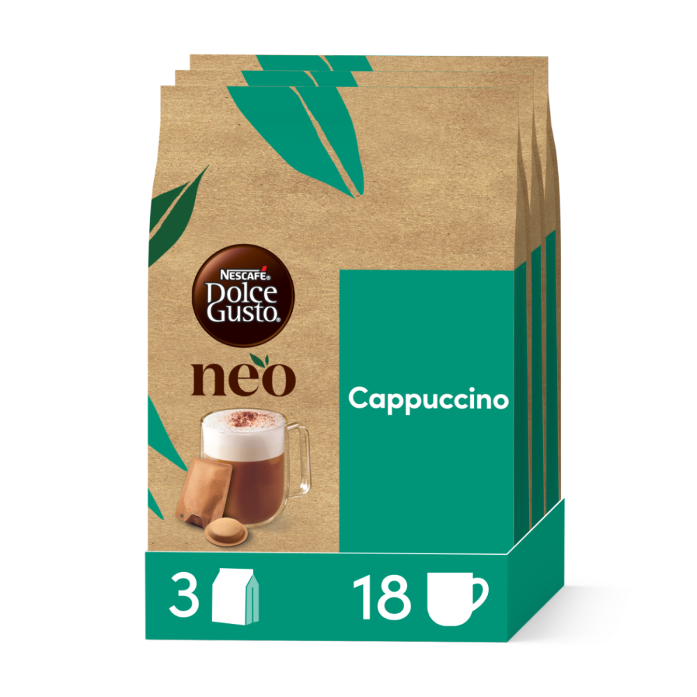 Pack NEO Cappuccino 18 capsules & 18 sachets
