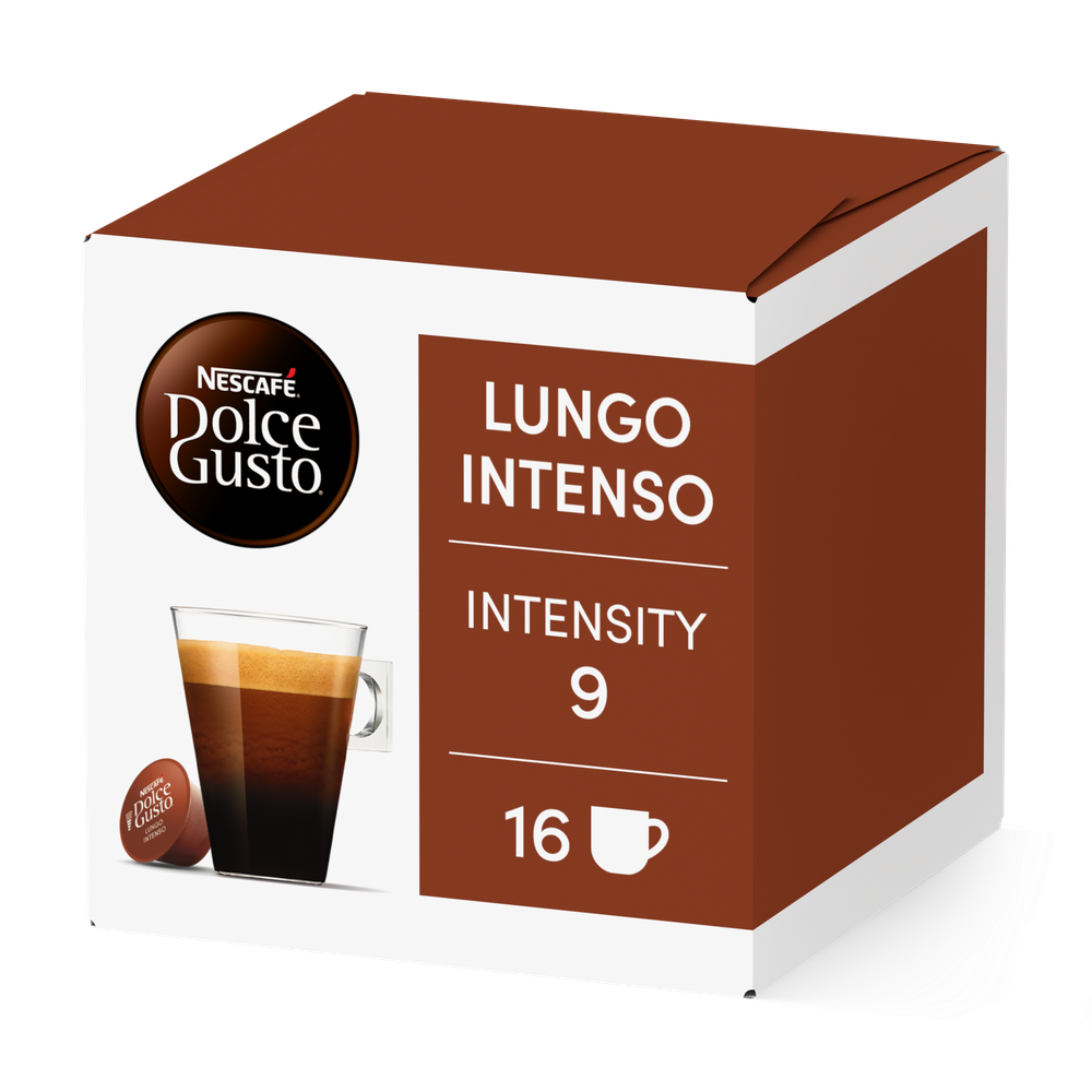 Boîte de 16 capsules LUNGO INTENSO 16 CAPSULES NESCAFÉ® Dolce Gusto