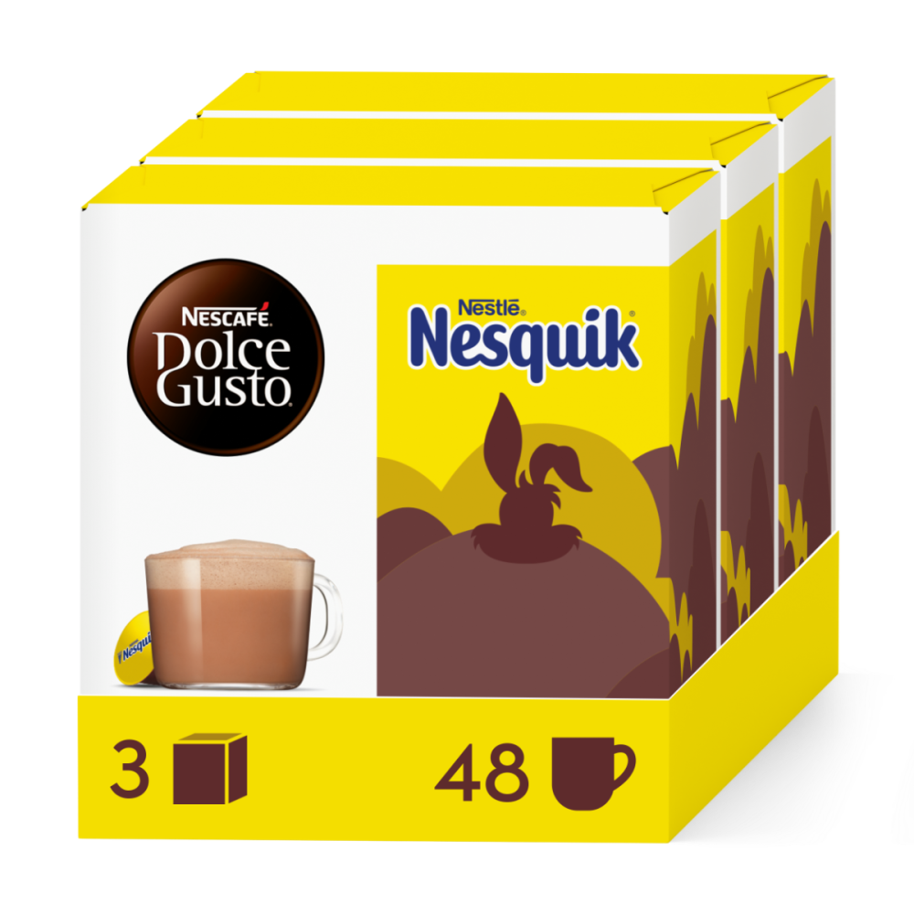 Boîte de 48 capsules NESQUIK® 48 CAPSULES NESCAFÉ® Dolce Gusto