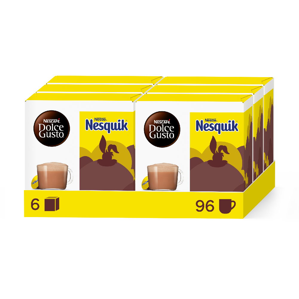 Boîte de 96 capsules PACK AVANTAGE NESQUIK® 96 CAPSULES NESCAFÉ® Dolce Gusto
