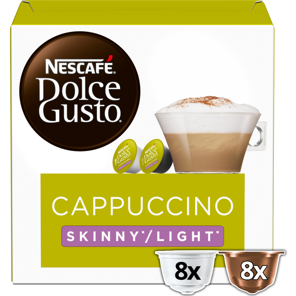 Cappuccino Light Skinny 16 Capsules NESCAFE® Dolce Gusto®