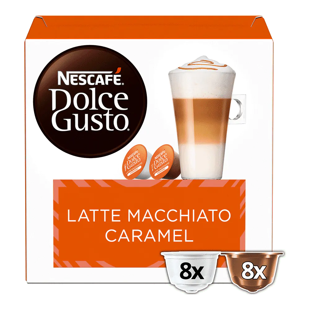 Café Latte Macchiato Caramel - 16 Capsules