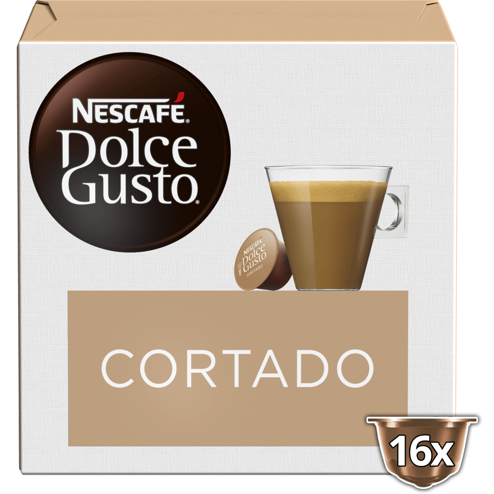 Café italien Cortado 16 Capsules NESCAFÉ® Dolce Gusto® Café italien Cortado 16 Capsules NESCAFÉ® Dolce Gusto®