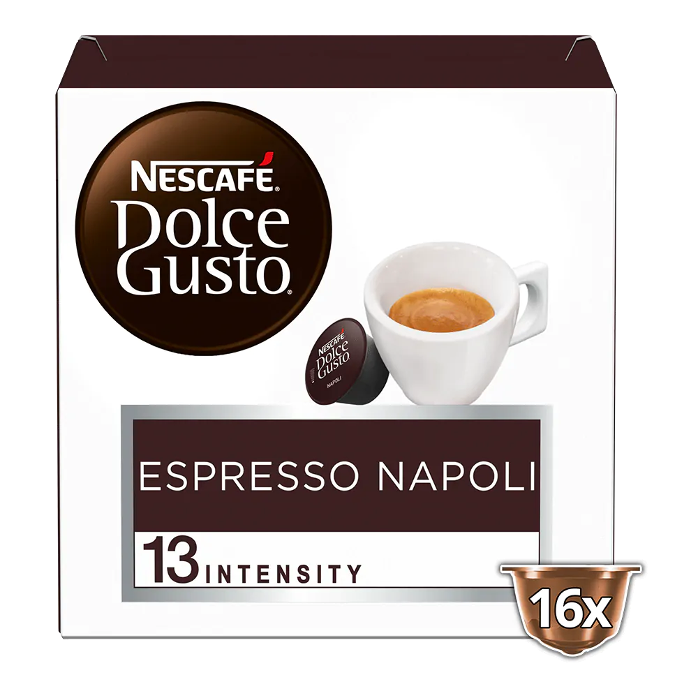 Café capsules Espresso Palermo n°10, Nescafé Dolce Gusto (x 16