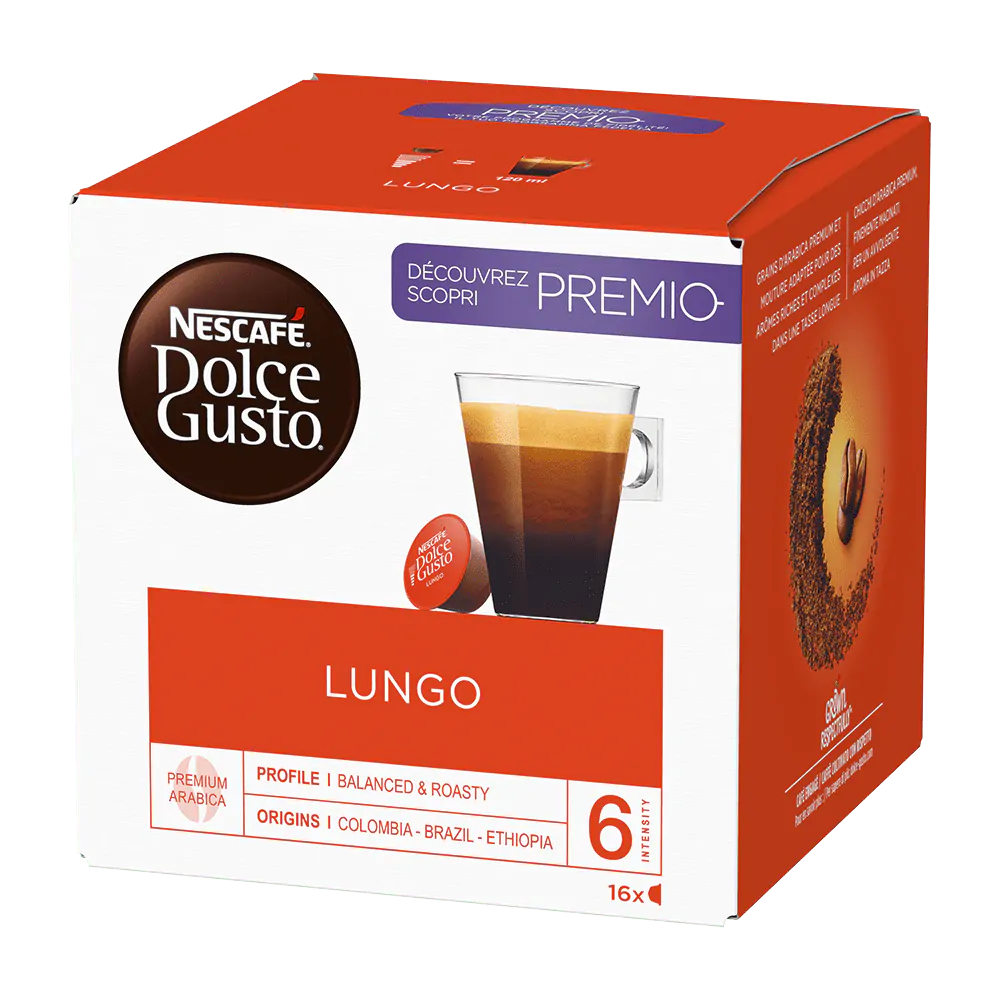 Café Lungo - 16 Capsules