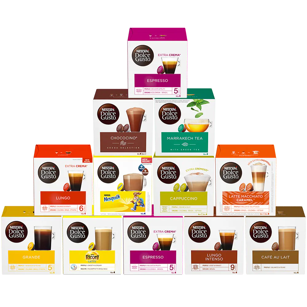 Dolce Gusto Chococino Caramel (lot de 64 capsules) 