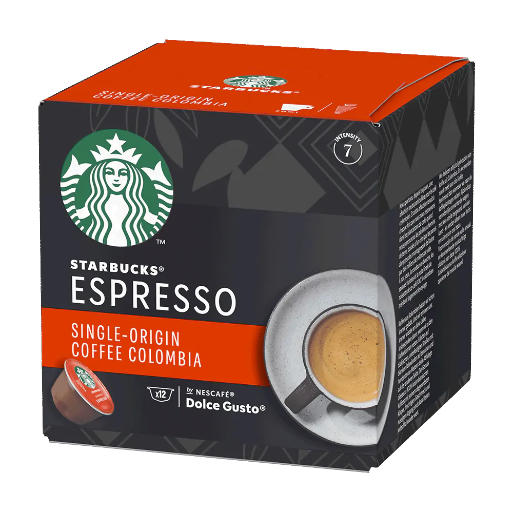 STARBUCKS espresso Colombia 12 Capsules Dolce Gusto