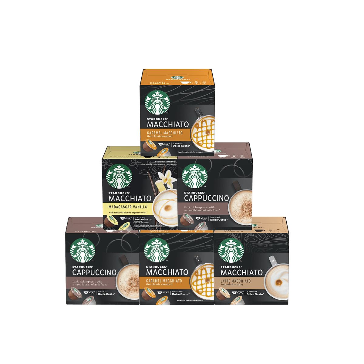 MINI PACK GOURMAND STARBUCKS 72 CAPSULES