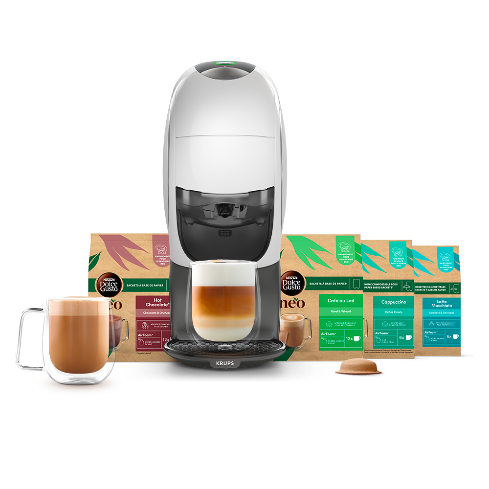 Pack NEO Latte Blanche + selection 100% gourmande 4 boîtes