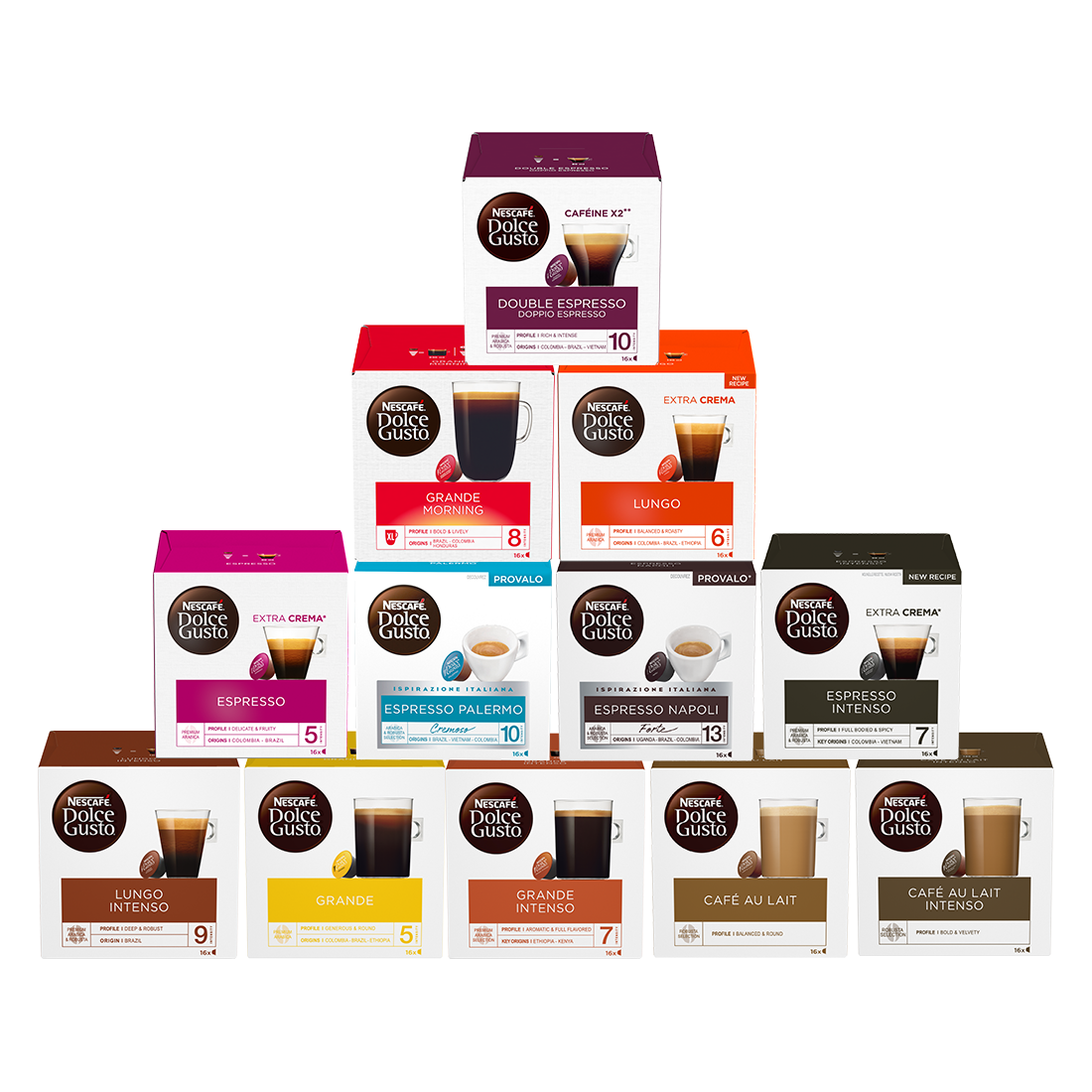 PACK 100% CAFÉ 192 capsules