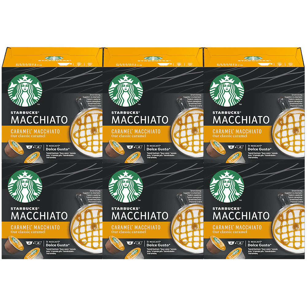 PACK AVANTAGE STARBUCKS® CARAMEL MACCHIATO 72 CAPSULES