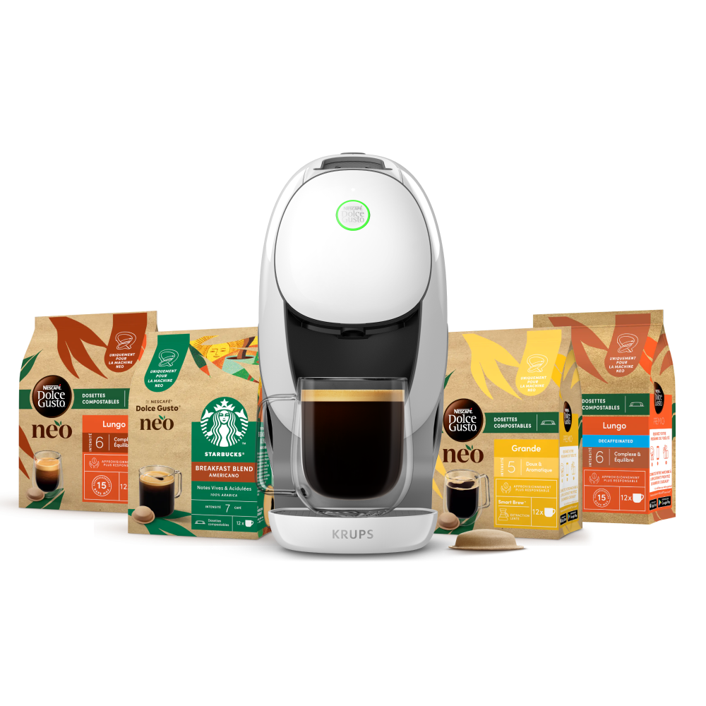 Pack NEO Caffè blanche + selection cafés longs 4 boîtes