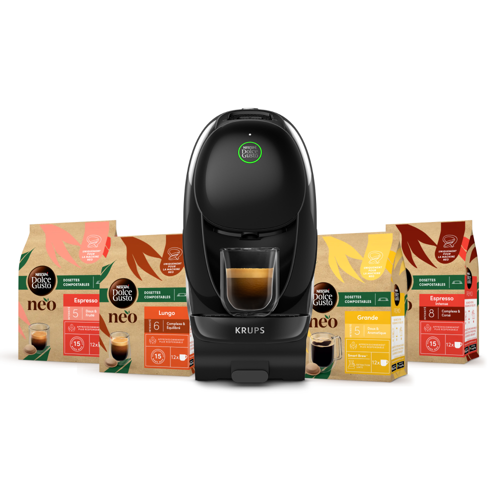 PACK NEO CAFFÈ NOIRE + SELECTION TOP VENTES CAFÉS 4 BOÎTES