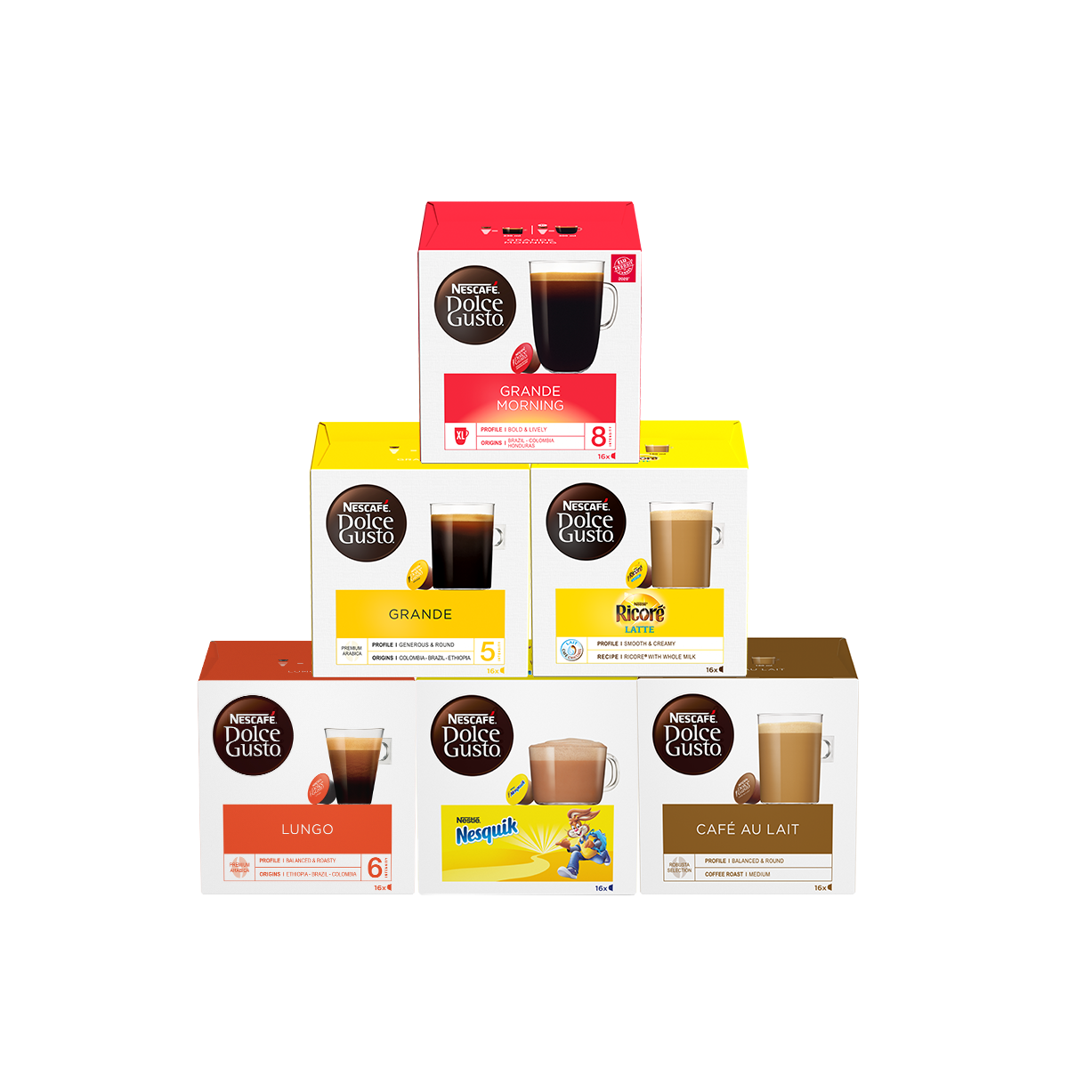 MINI PACK PETIT-DÉJEUNER 96 CAPSULES