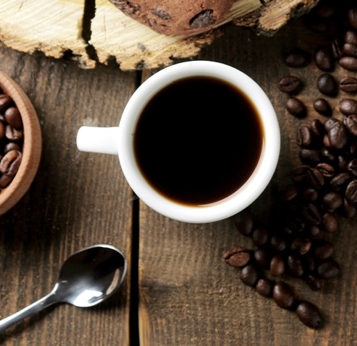 Une tasse de café type Americano