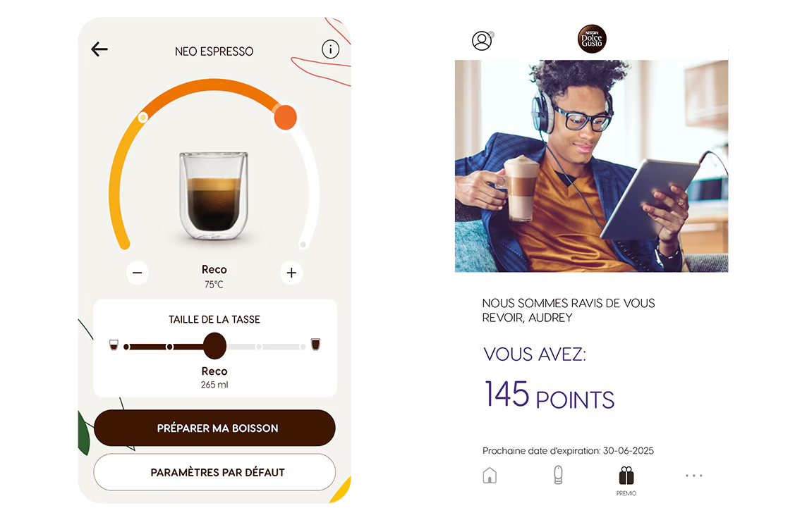 Application NESCAFÉ® Dolce Gusto®
