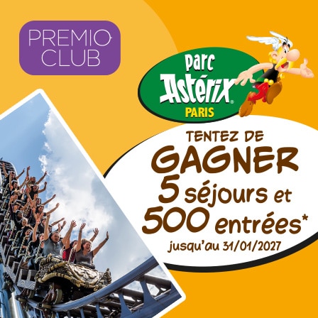 JEU PREMIO CLUB x PARC ASTÉRIX