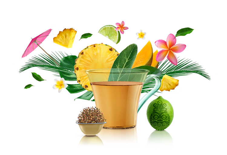 cup, capsule and ingredients