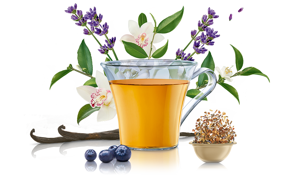 Tasse de Bloom & Blue avec une capsule