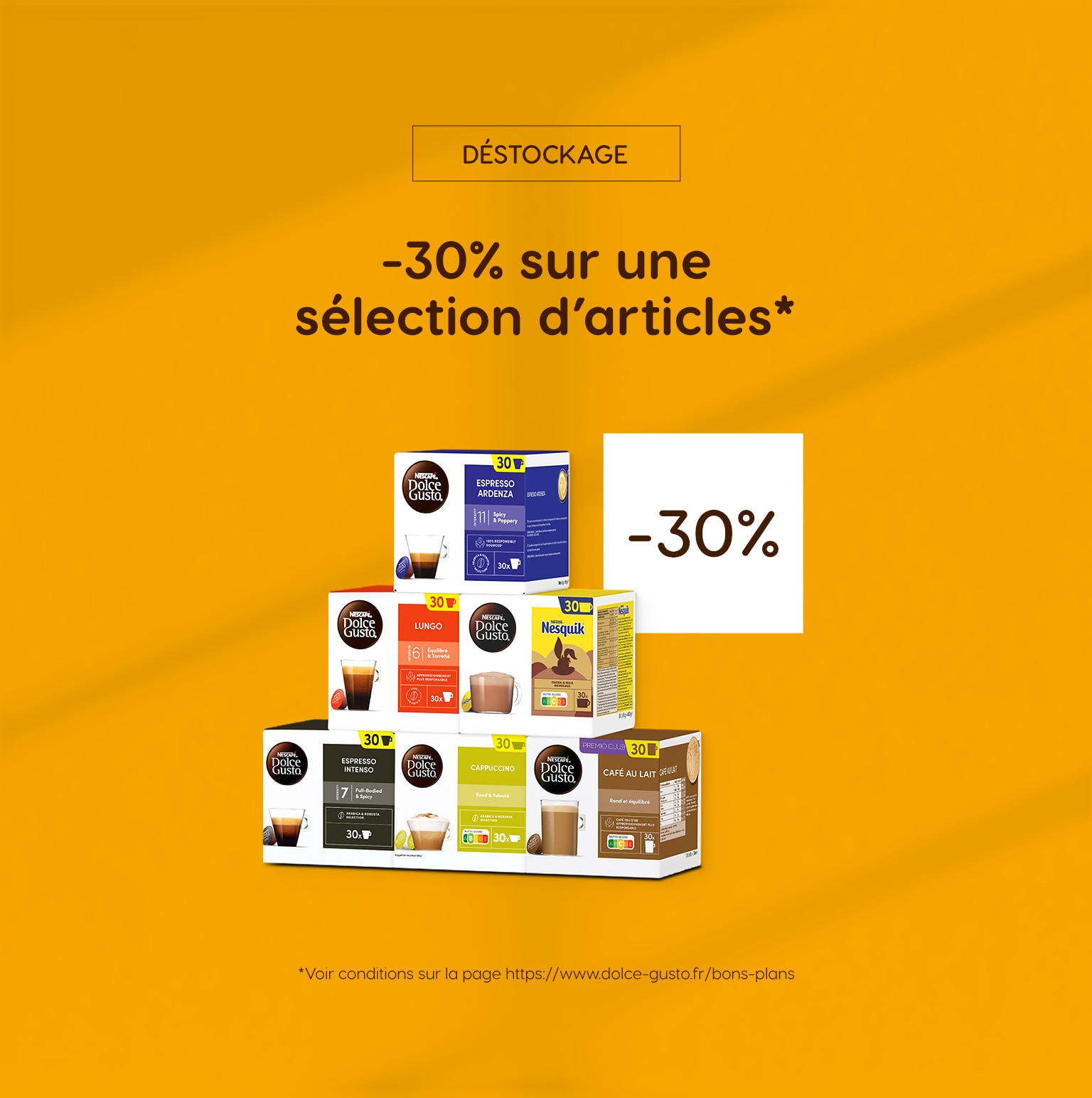 FR fr NDG PROMO DESTOCKAGE 30 IMG WEBSITE LP DESKTOP 2560X600PX