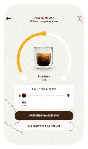 NEO Latte Macchiato : pods de café compostables