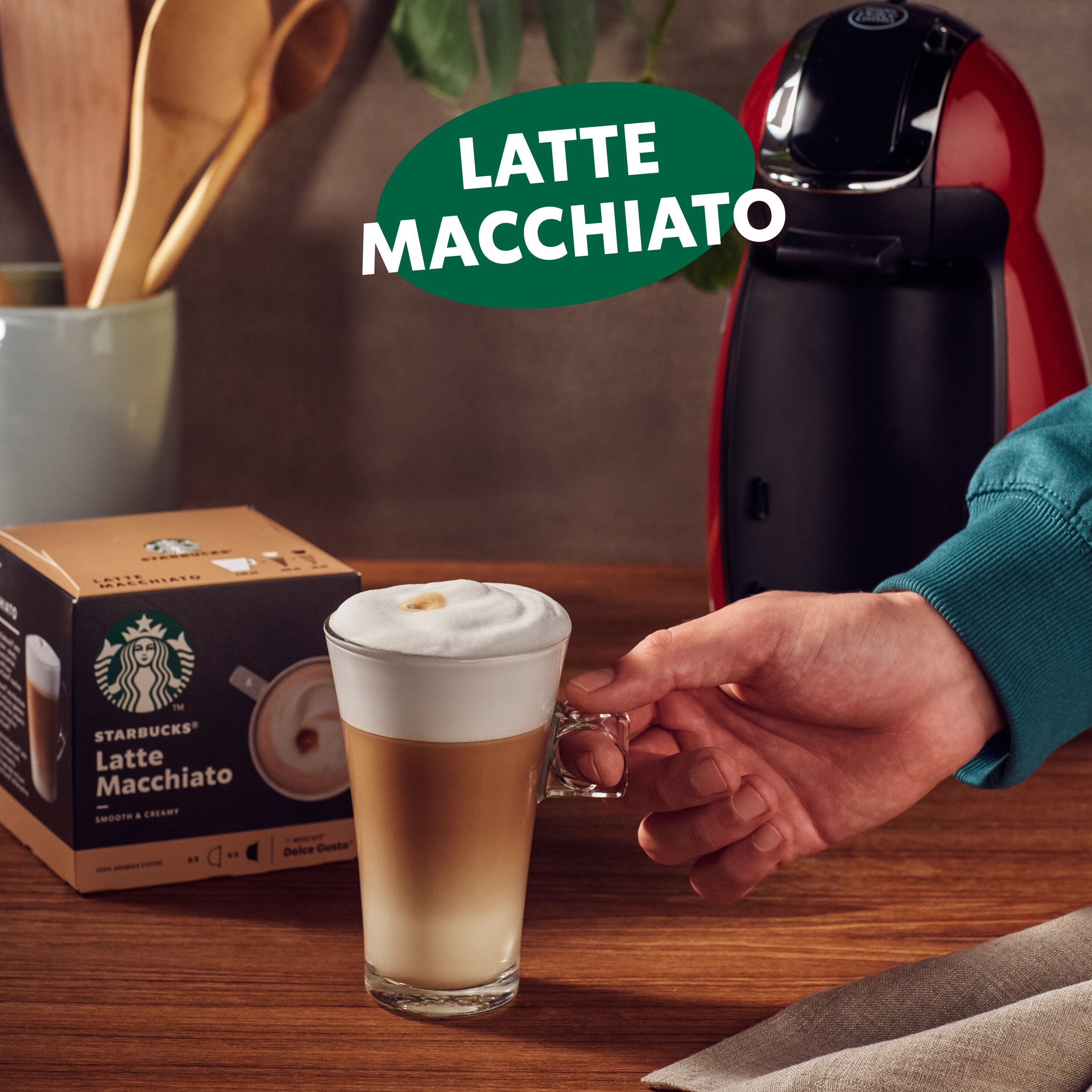 Le café latte macchiato STARBUCKS by NESCAFE Dolce Gusto