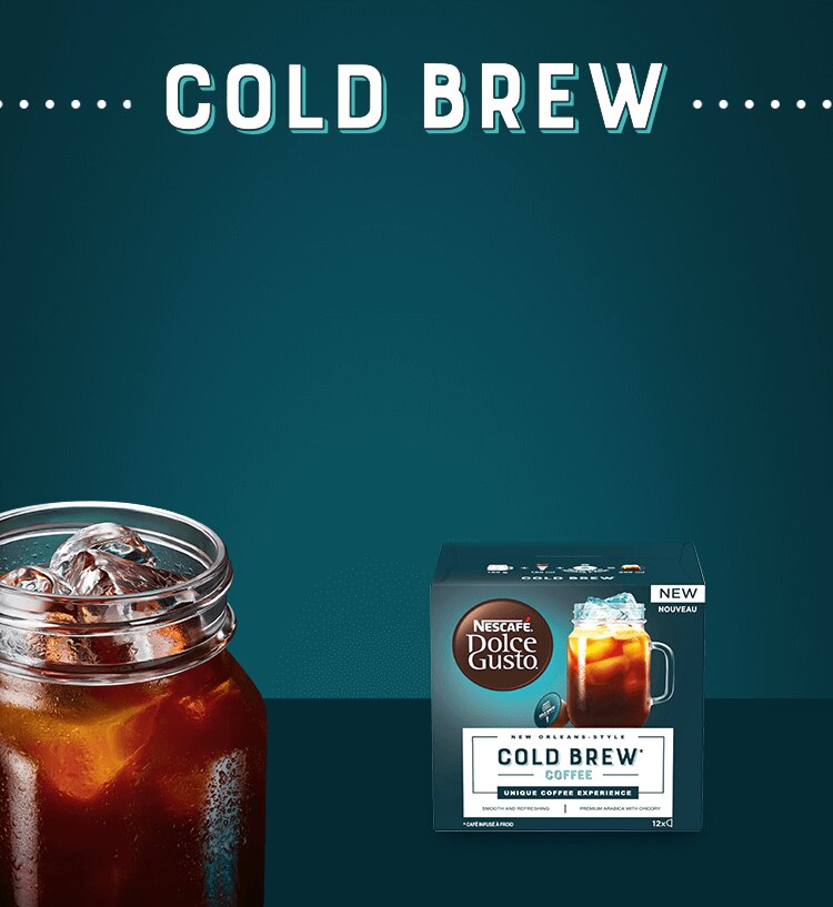 Le café Cold Brew NESCAFÉ® Dolce Gusto®