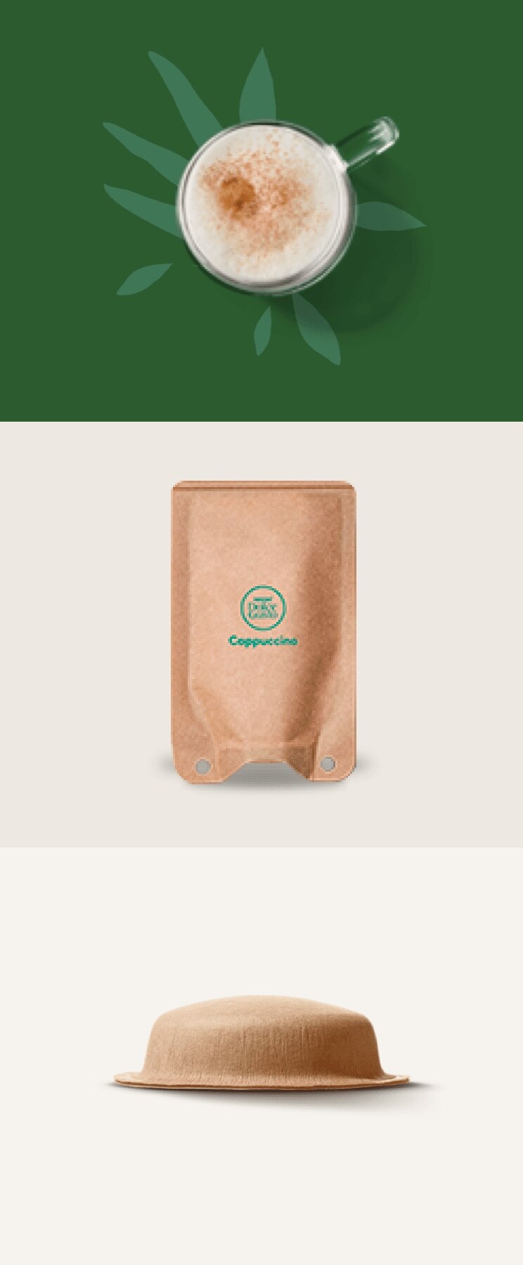 NEO Cappuccino : dosettes café compostables