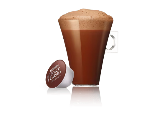 Tasse et capsule chocolat