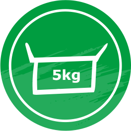 Pour un envoi de + de 5kg : 1 point par 25g