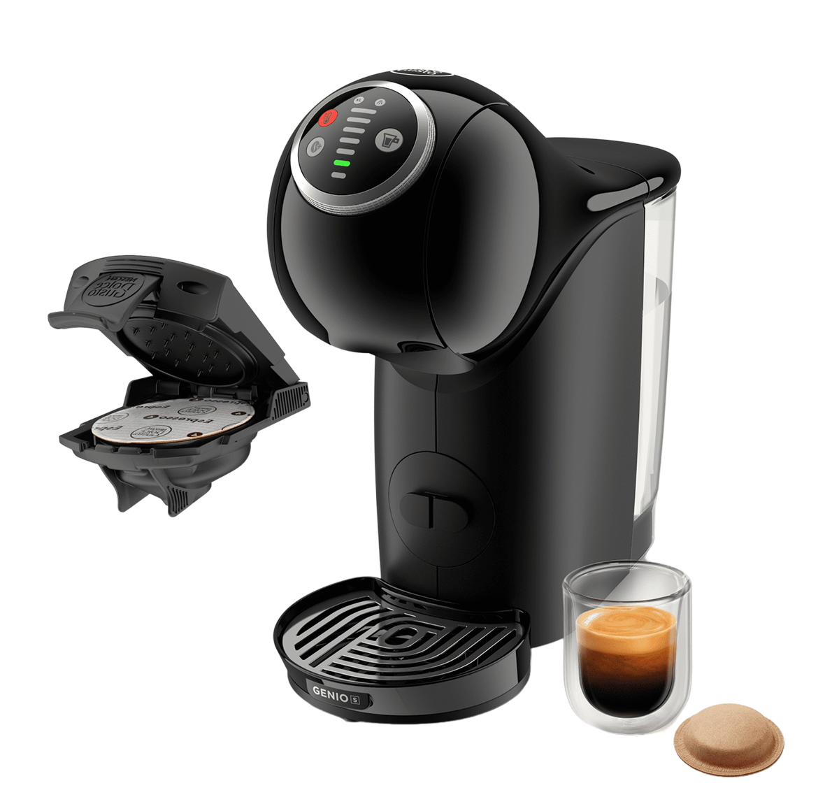 Machine à café NESCAFÉ® Dolce Gusto® avec l'accessoire adaptateur NEO Start® et des tasses de café